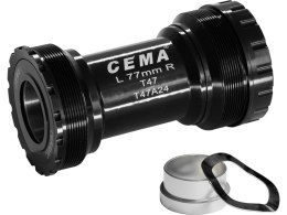 CEMA T47A for SRAM GXP W: 77 x ID: 47 mm Stainless Steel - Black