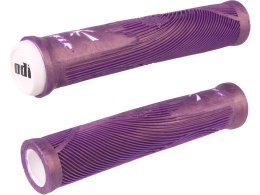 ODI BMX grips Hucker Flangeless purple-white, 160mm