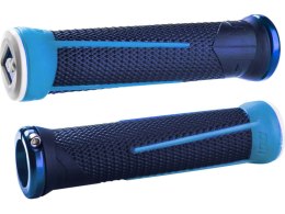 ODI MTB grips AG1 Signature Lock-On 2.1 blue-lightblue, 135mm blue clamps