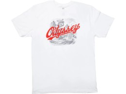 Odyssey T-Shirt Homer weiß mit grau/rot, L
