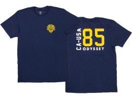 Odyssey T-Shirt Import navy mit mustard, S