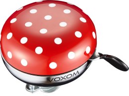 Voxom Bicycle Bell Kl16 red-white, 83mm
