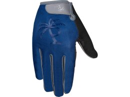 Pedal Palms Langfingerhandschuh Navy Gre y, L, blau-grau