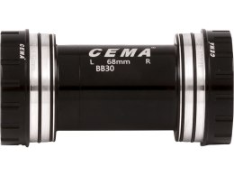 BB30 for Shimano W: 68/73 x ID: 42 mm Ceramic - Black, Interlock