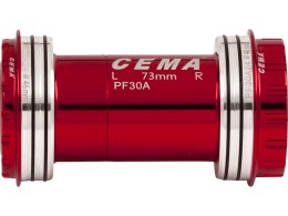 PF30A for SRAM GXP W: 73 x ID: 46 mm Ceramic - Red, Interlock