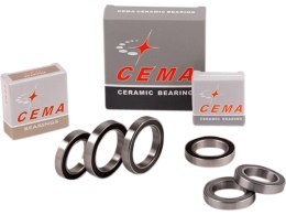 CEMA CEMA Bearing for Bottom Bracket 6806 30 x 42 x 7, Chrome Steel