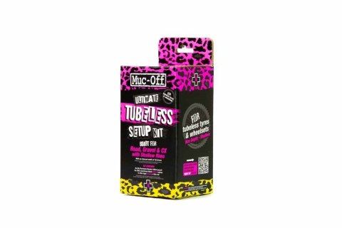 MUC-OFF KOMPLETNY ZESTAW TUBLESS SZOSOWY Ultimate Tubeless Setup Kit - Road 44mm