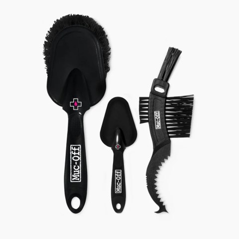 MUC-OFF ZESTAW 3 SZCZOTEK Premium Brush Set