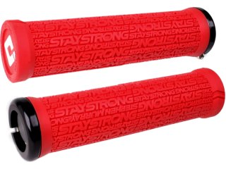 ODI ODI Grips Stay Strong v2.1 red w/ czarny clamps 135mm