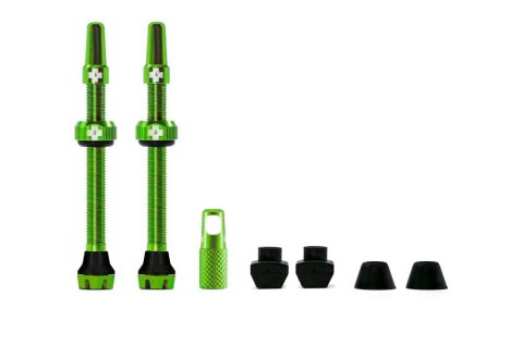 MUC-OFF WENTYLE TUBELESS 60MM ZIELONE Tubeless Valves/60mm/Green V2