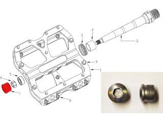 Reverse REVERSE Axle endcap 2 pcs