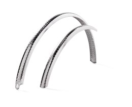 Creme Cycles BLINGERS (37MM) ALLOY HAMMERED SILVER