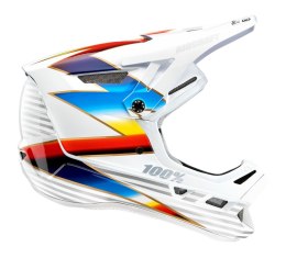 Kask full face 100% AIRCRAFT COMPOSITE Helmet Knox White roz. L (59-60 cm) (WYPRZEDAŻ -50%)