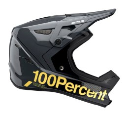 Kask full face 100% STATUS DH/BMX Helmet Carby Charcoal roz. XXL (63-64 cm) (WYPRZEDAŻ -50%)
