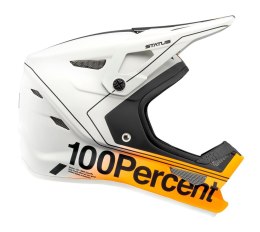 Kask full face 100% STATUS DH/BMX Helmet Carby Silver roz. XS (53-54 cm) (WYPRZEDAŻ -50%)