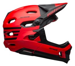 Kask full face BELL SUPER DH MIPS SPHERICAL fasthouse matte gloss red black roz. L (58-62 cm)