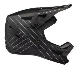 Kask full face juniorski 100% STATUS DH/BMX Helmet Essential Black roz. M (49-50 cm) (WYPRZEDAŻ -50%)