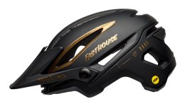 Kask mtb BELL SIXER INTEGRATED MIPS fasthouse matte gloss black gold roz. L (58-62 cm)