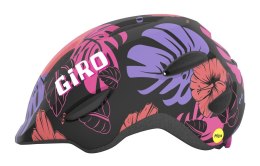 Kask dziecięcy GIRO SCAMP INTEGRATED MIPS matte black floral roz. S (49-53 cm) (NEW)