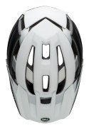 Kask full face BELL SUPER AIR R MIPS SPHERICAL matte black white roz. L (59-63 cm)