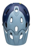 Kask full face BELL SUPER DH MIPS SPHERICAL matte light blue navy roz. M (55-59 cm)