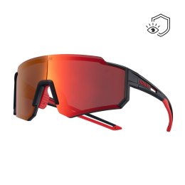 Altalist Sportowe okulary przeciwsłoneczne Altalist Legacy 2 - Kolor czarny z czerwonymi okularami