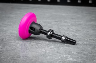 MUC-OFF UCHWYT DO URZĄDZENIA ŚLEDZĄCEGO AIRTAG Tubeless Secure Tag Mount 2x 44mm Valves - Czarny