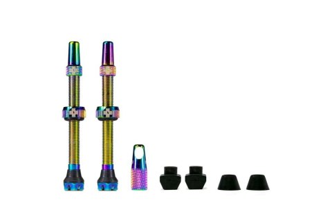 MUC-OFF WENTYLE TUBELESS 60MM OPALIZUJĄCE Tubeless Valves 60mm/Iridescent V2