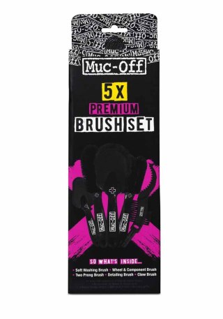 MUC-OFF ZESTAW 5 SZCZOTEK Premium Brush Set