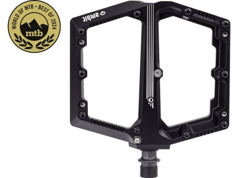 AMBIT® Ambit Enduro Flat Pedal medium, Crown Pins matt czarny