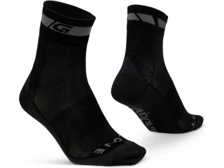 GripGrab GripGrab Merino Regular Cut Socks M, czarny