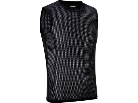 GripGrab GripGrab Ultralight Mesh Sleeveless Base Layer M, czarny