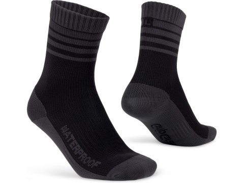 GripGrab GripGrab Merino-Lined Waterproof Winter Socks M, czarny