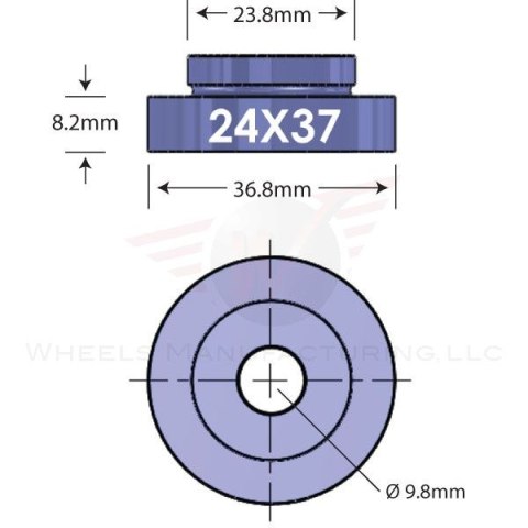 Kształtka Do Serwisu Łożysk Suportu WheelsMFG 24x37