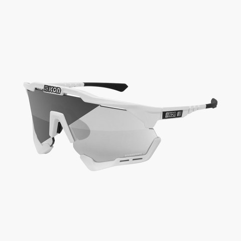 Okulary SCICON AEROSHADE XL White Gloss/White - SCNPP Photocromic Silver