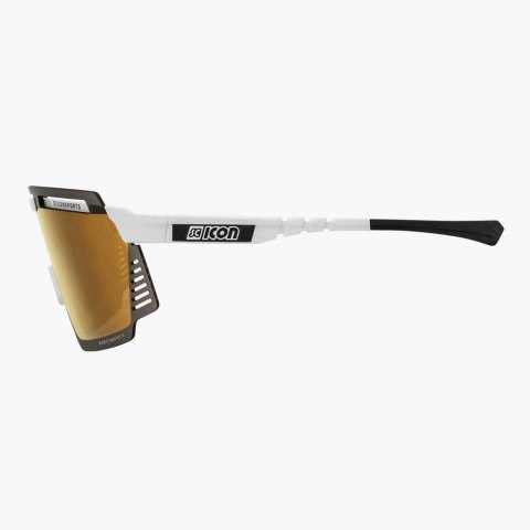 Okulary SCICON AEROWATT White Gloss - SCNPP Multimirror Bronze