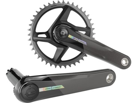 SRAM SRAM Korba Quarq Force 1x AXS 40T DM, 165mm, Achsmessung brak łożysk w zestawie, DUB