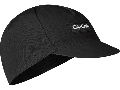 GripGrab Classic Cotton Cycling Cap S/M, czarny