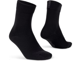 GripGrab GripGrab Lightweight Waterproof Spring-Autumn Socks L, czarny