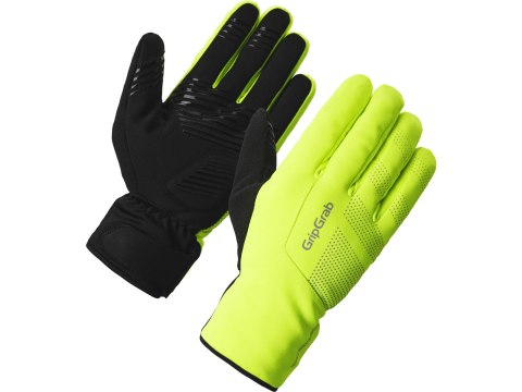 GripGrab Ride 2 Waterproof Winter G L, yellow hi-vis