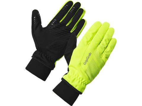 GripGrab Ride 2 Windproof Winter Gl L, yellow hi-vis