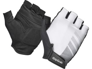 GripGrab Ride RC Lite Padded Short Finger Summer Gloves M, white