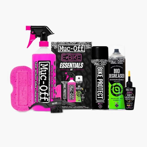 MUC-OFF NIEZBĘDNY ZESTAW DO MYCIA ROWERU ELEKTRYCZNEGO Ebike Essentials Kit Clean Protect & Lube