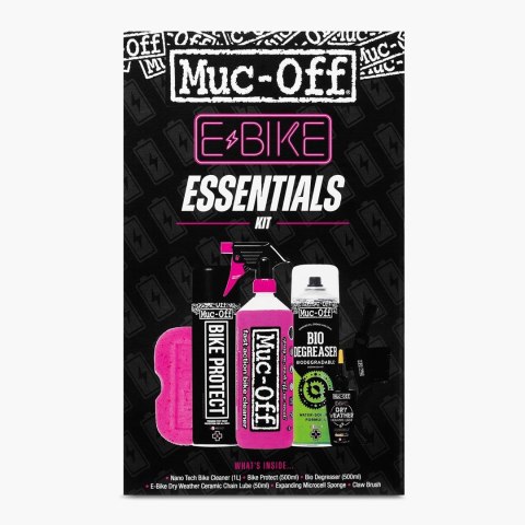 MUC-OFF NIEZBĘDNY ZESTAW DO MYCIA ROWERU ELEKTRYCZNEGO Ebike Essentials Kit Clean Protect & Lube