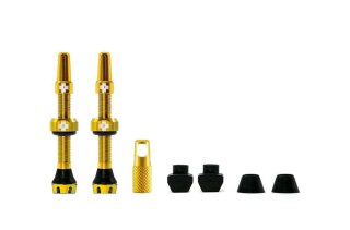 MUC-OFF WENTYLE TUBELESS 44MM ZŁOTE Tubeless Valves/44mm/Gold V2