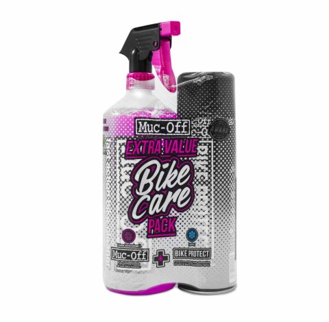 MUC-OFF ZESTAW DO MYCIA NANO TECH + BIKE PROTECT Bikespray Value Duo Pack