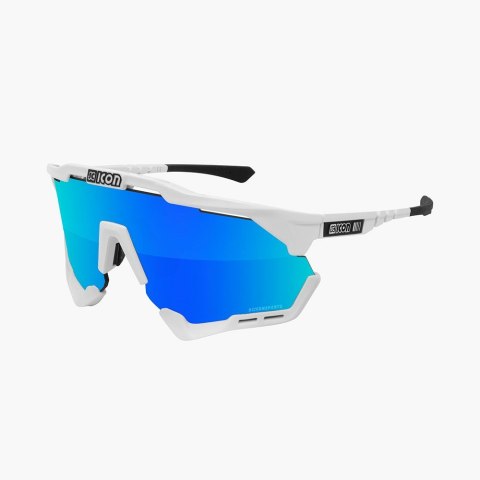 Okulary SCICON AEROSHADE XL White Gloss/White - SCNPP Multimirror Blue