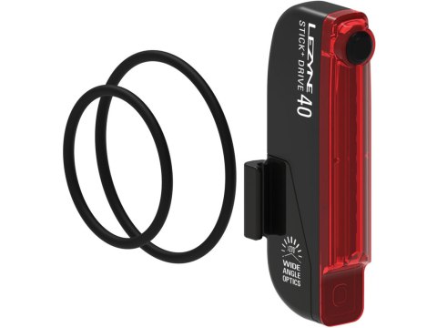 STICK+ DRIVE 40LM REAR LED LIGHT, USB STICK RECH BLACK