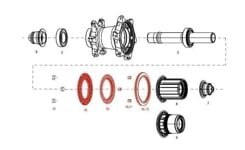 11.2018.035.000 - ZIPP CLUTCH ASSY WITH SEAL REAR COGNITION NSW