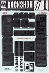 11.4318.003.514 - ROCKSHOX DECAL KIT 35MM DC STEALTH